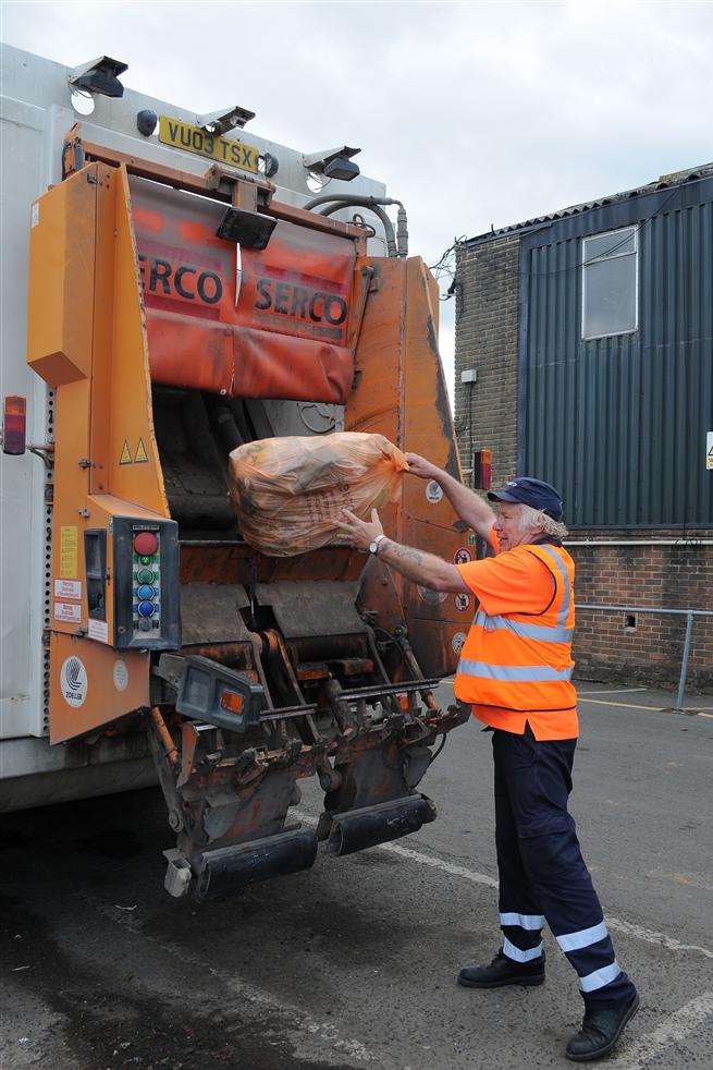 Serco is no longer collecting recycling bags