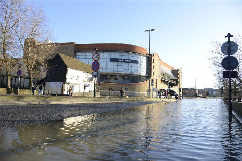 Heavy rain over Christmas caused wide spread flooding in and around the Maidstone area