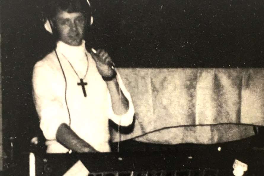 Cllr Gary Cook as a DJ...