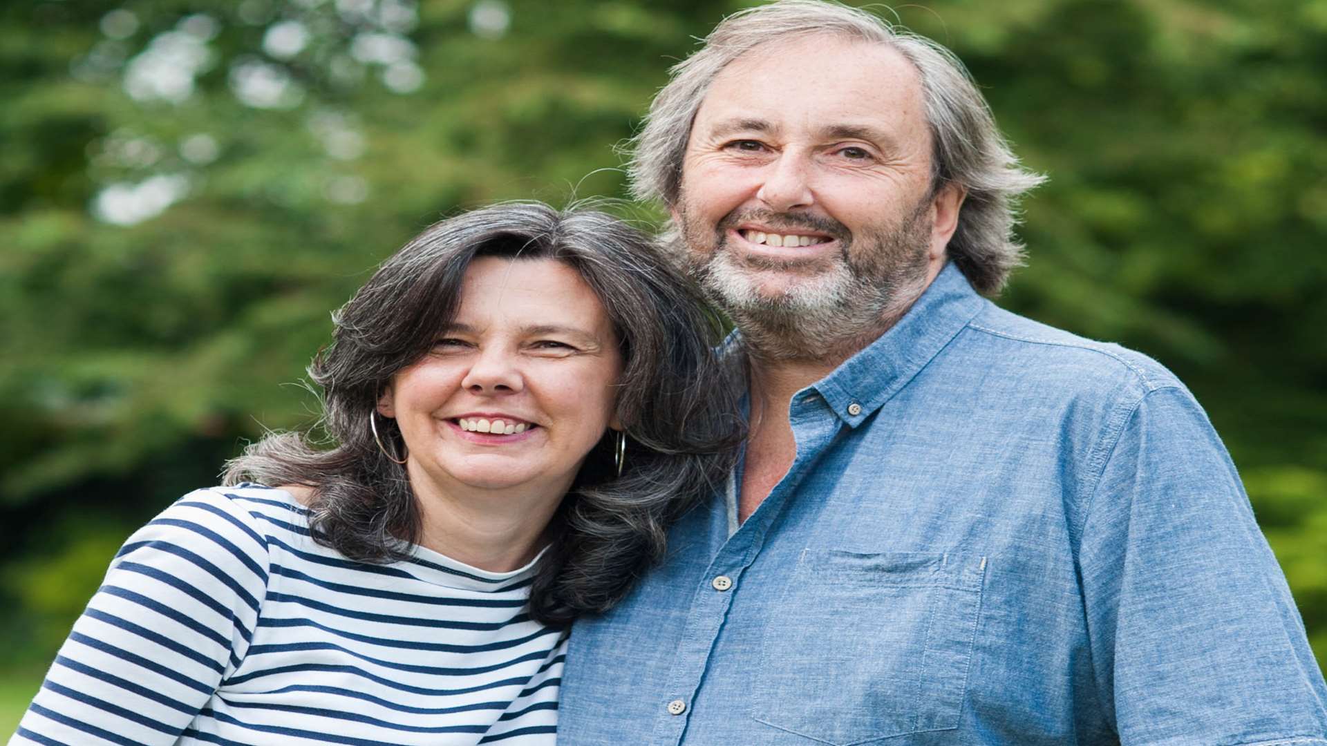 Helen Bailey with Ian Stewart. Picture: SWNS