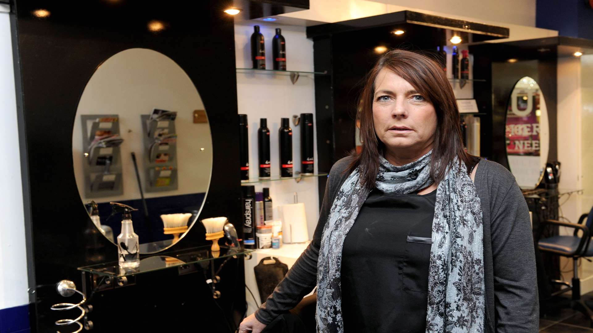 Cindy Meggs, owner of Top Cut salon