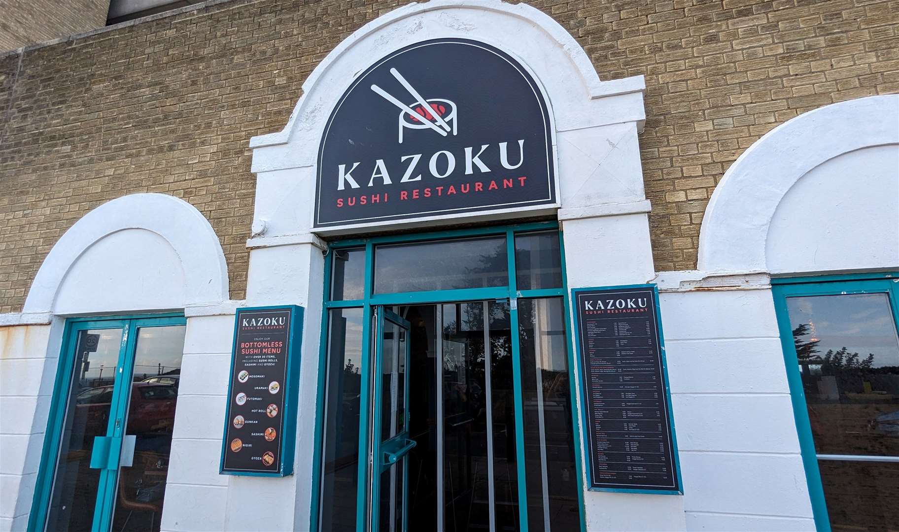 Kazoku is situated on The Leas in Folkestone town centre