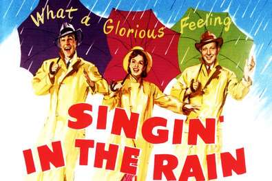 Singin' in the Rain starring Gene Kelly and Debbie Reynolds