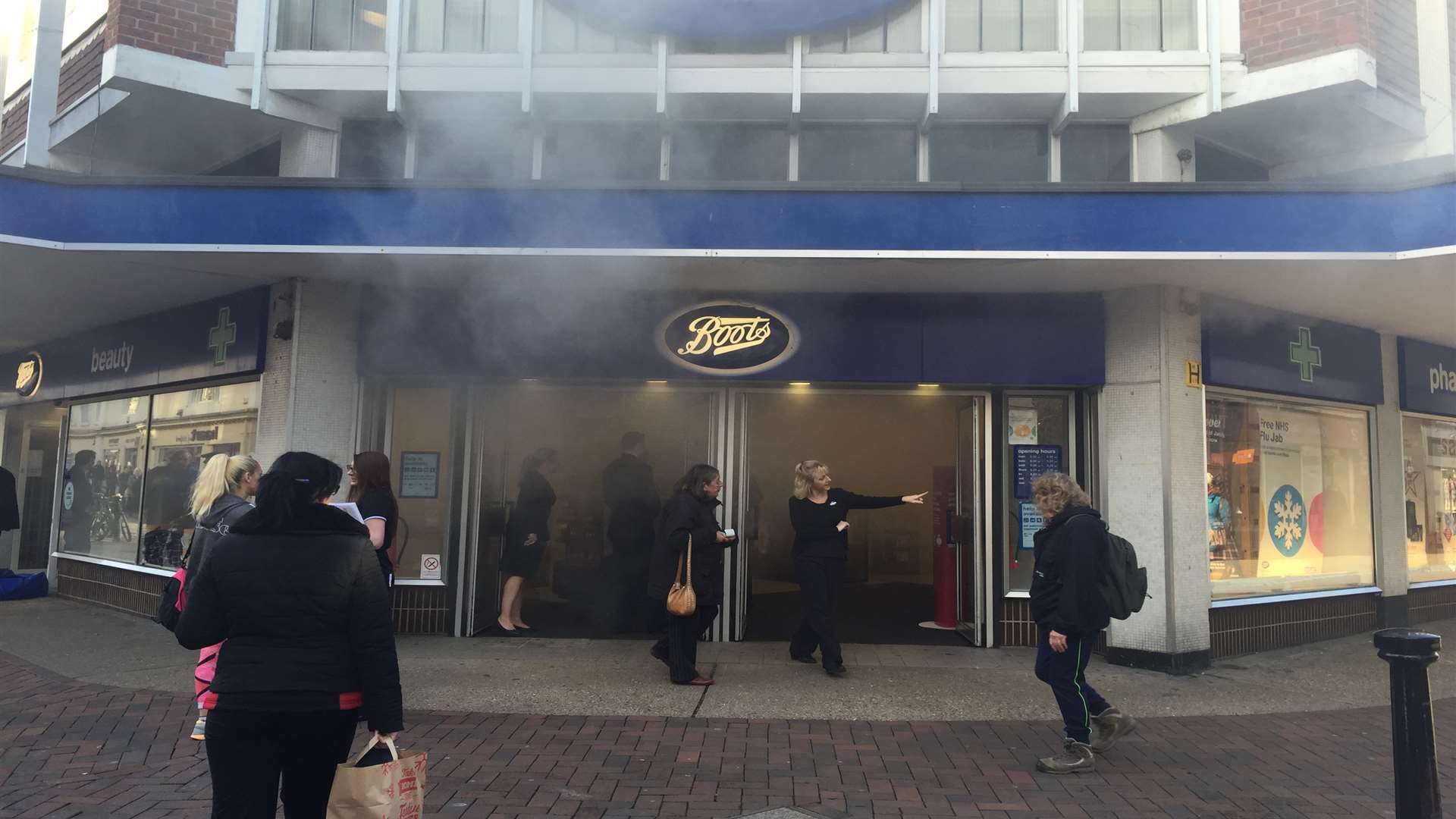 Boots has been evacuated. Picture: Samantha Williams