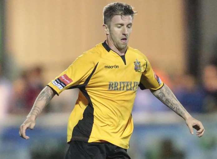 Dean Pooley playing for Maidstone United Picture: Martin Apps