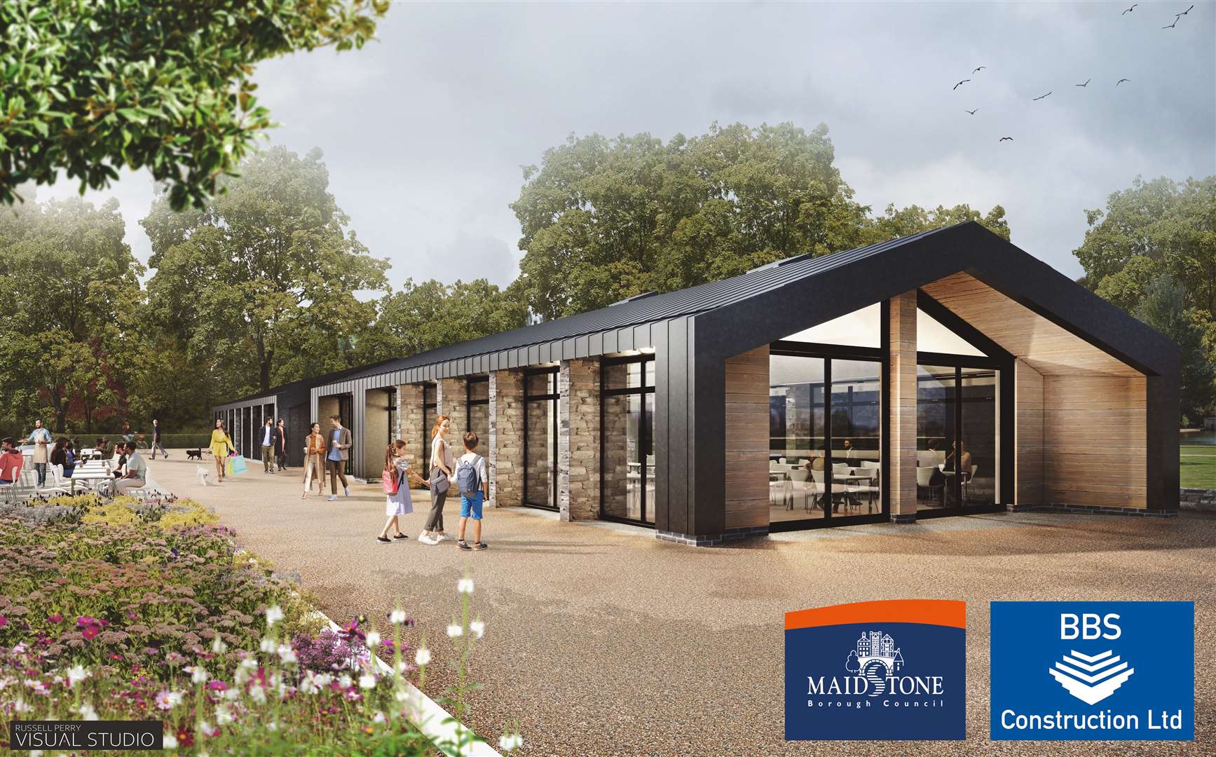 An initial CGI image of what the facility was planned to look like. Picture: Maidstone Borough Council