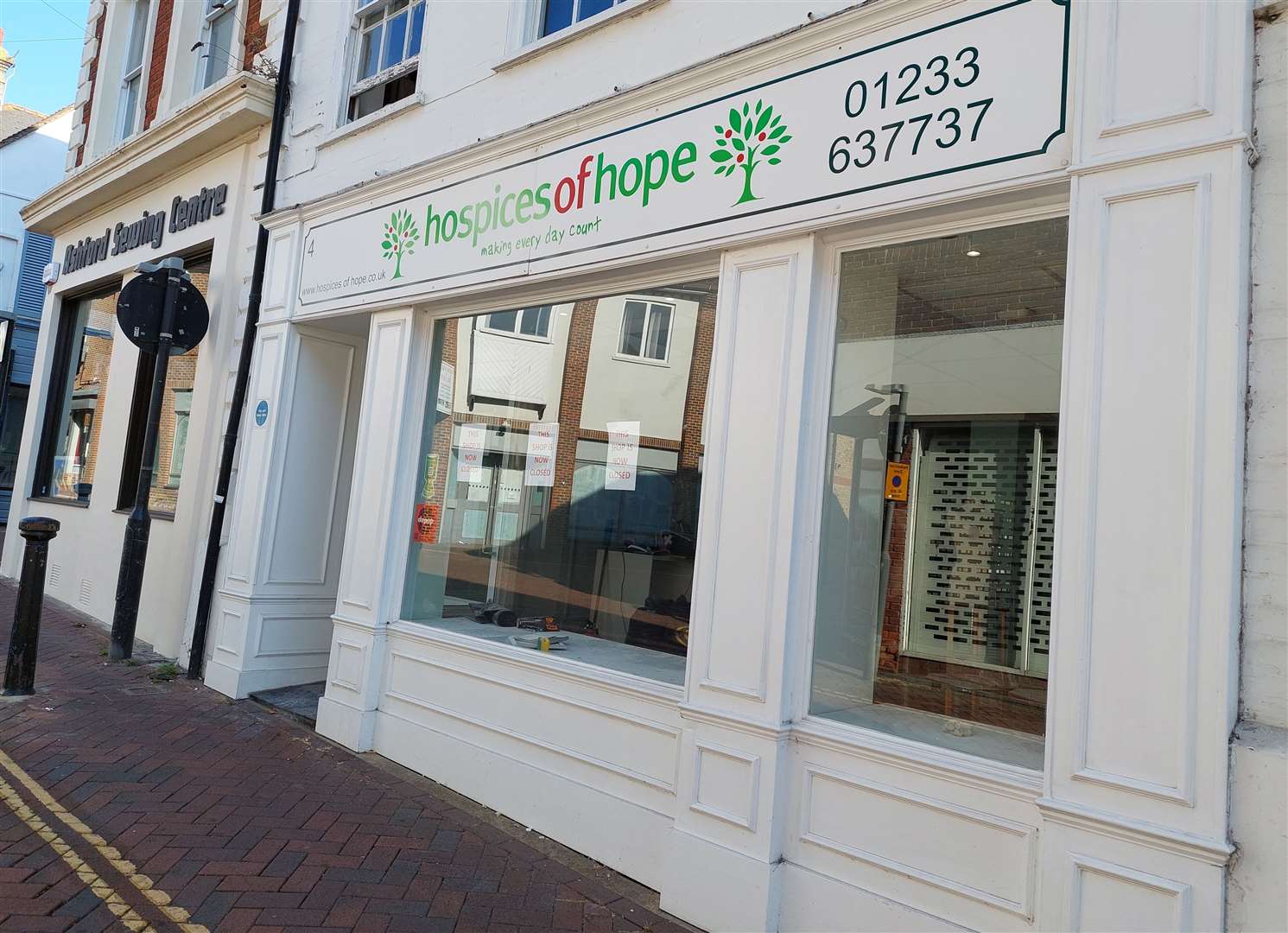 Hospices of Hope has left Ashford town centre