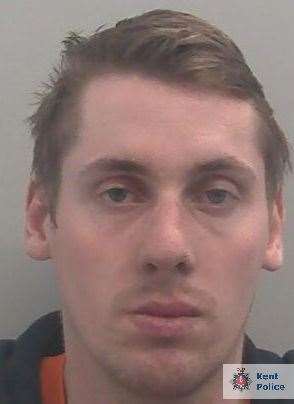 Ben Champion, 27, was jailed for having 18 indecent images of children. Picture: Kent Police