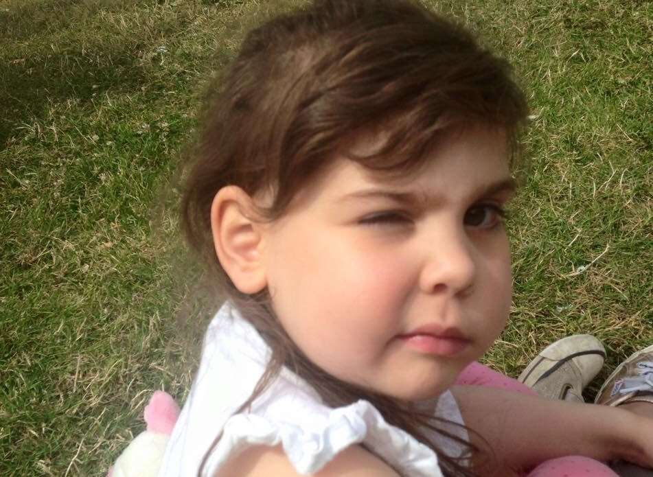 A brain tumour claimed the life of five-year-old Eva