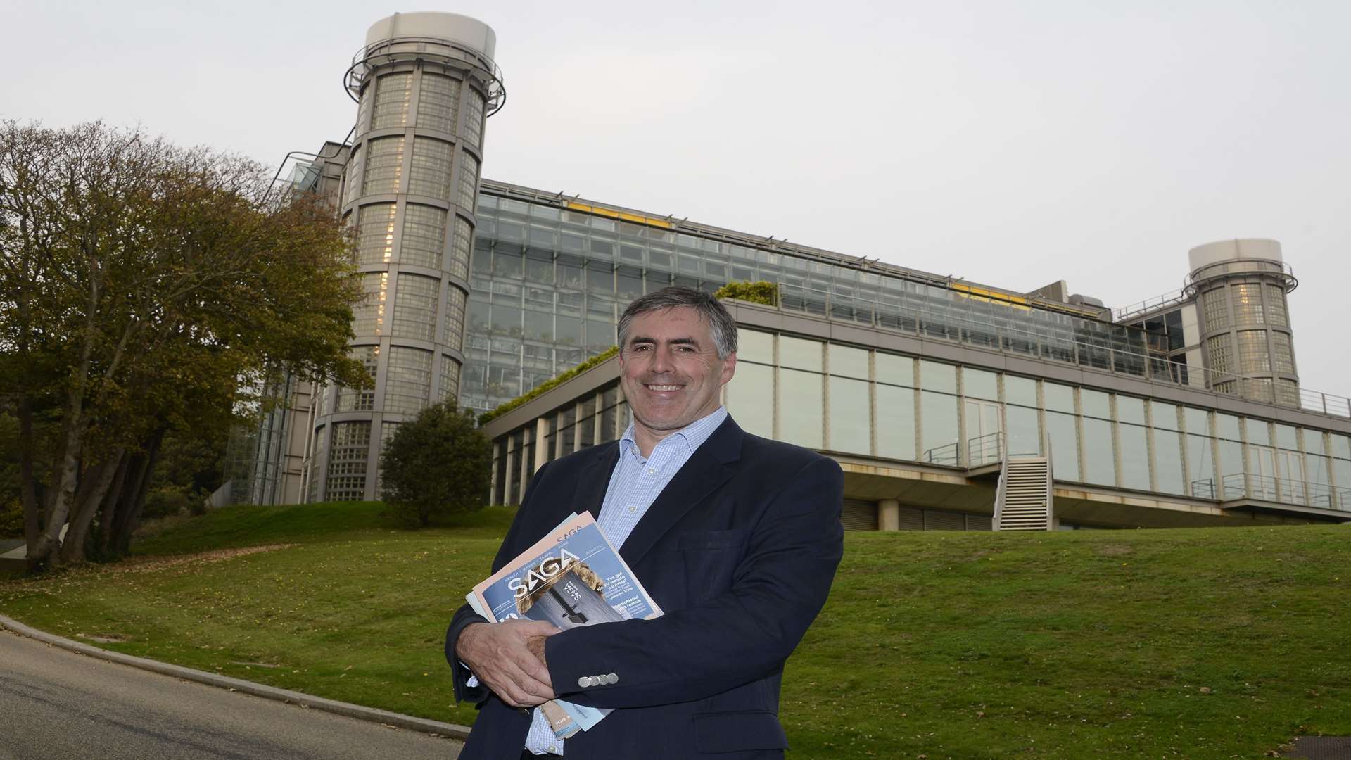 Saga chief executive Lance Batchelor at the company's headquarters in Enbrook Park, Sandgate