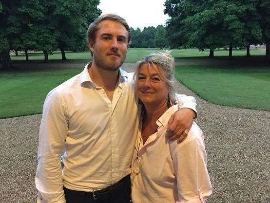 Dominic Hamlyn with his mother, Geraldine (27194240)