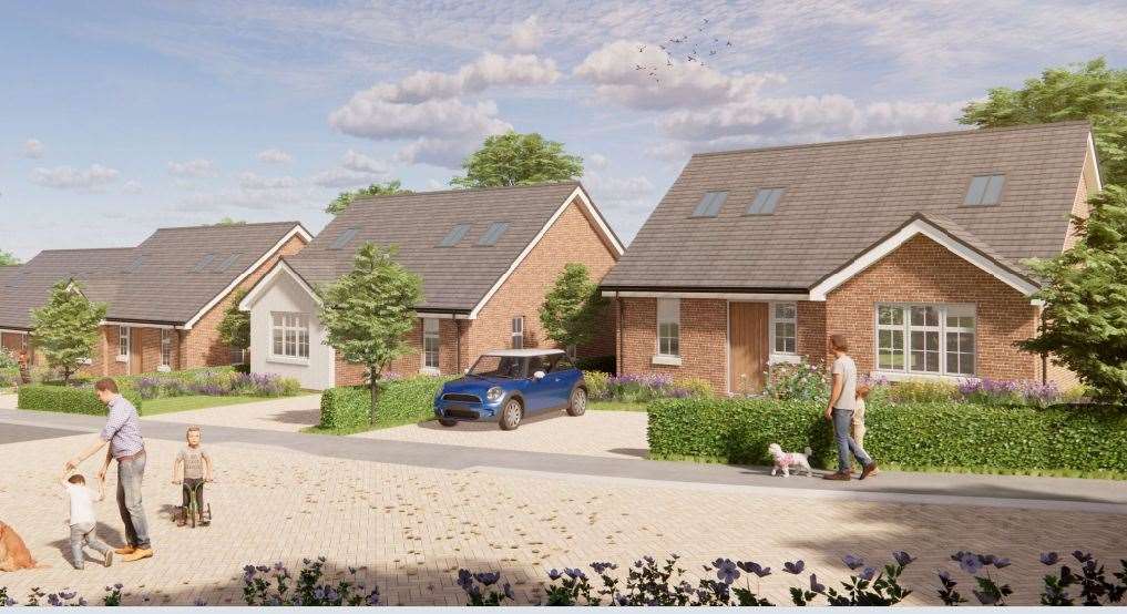 How the bungalows could look in Shepherdswell. Picture: Turner, Jackson & Day