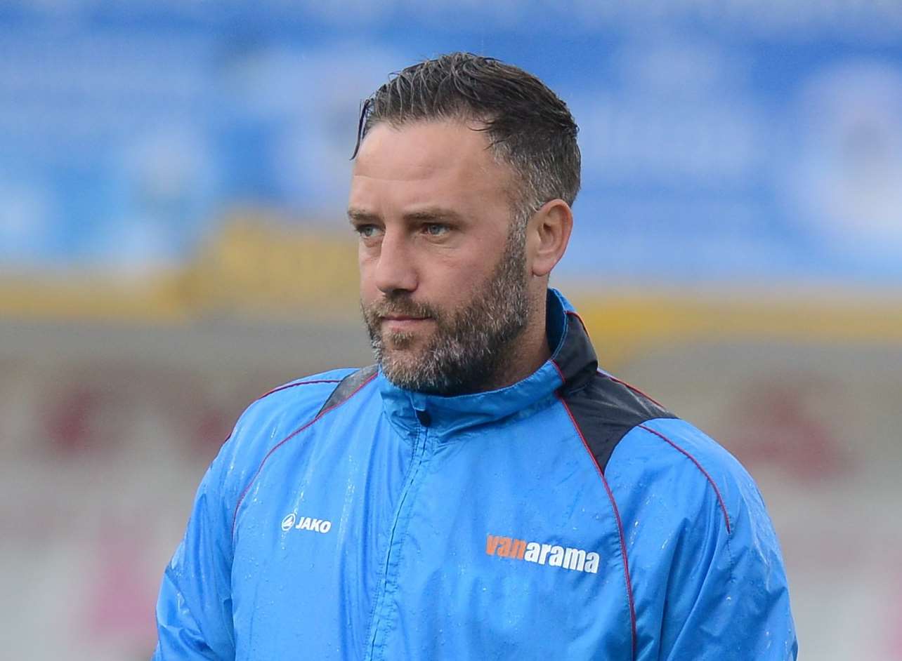 Maidstone manager Jay Saunders Picture: Gary Browne