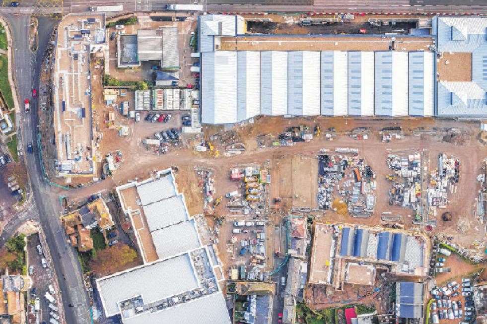 The St James' development photographed last week. Picture courtesy of Apex Drone Photography