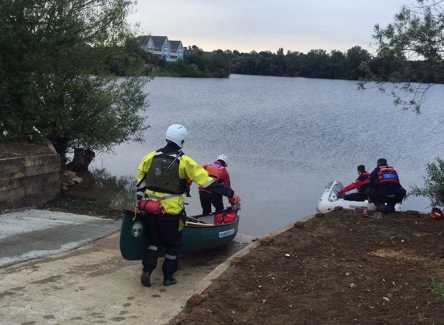 Emergency services and volunteers searched the lake for three days