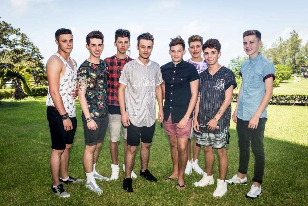 Stereo Kicks, featuring Dartford's Charlie Jones who is third from right