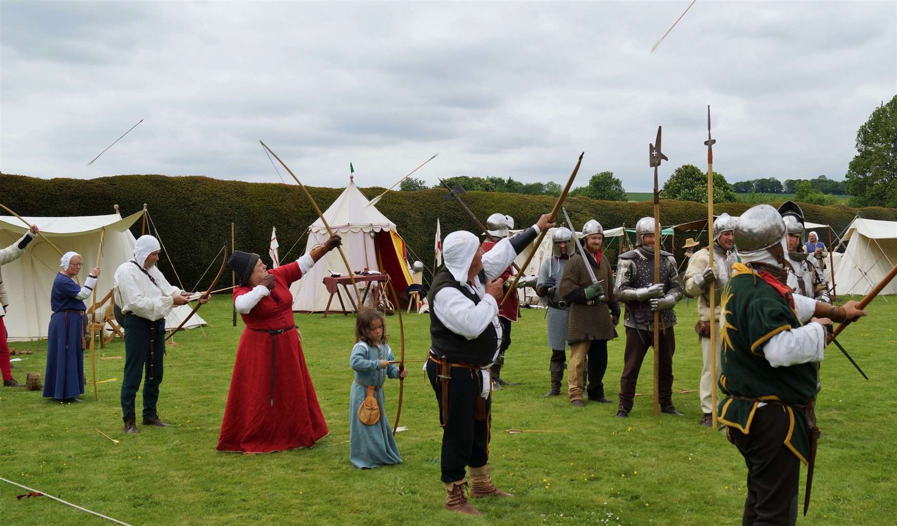 The Medieval Magic Weekend will have reenactments, mock battles and outdoor activities. Picture: Lullingstone Castle