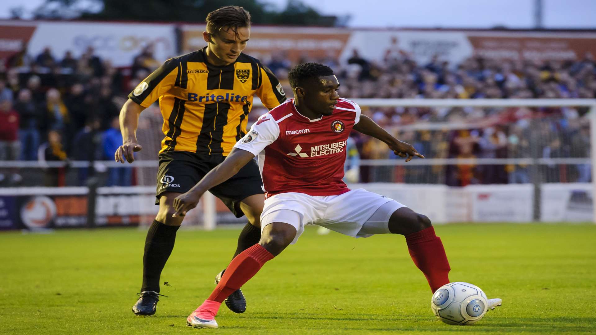 Darren McQueen has two goals to his name already Picture: Andy Payton