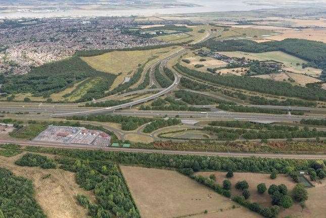 The crossing is set to link Kent to Essex and ease congestion on the Dartford Crossing. Picture: Nationals Highways