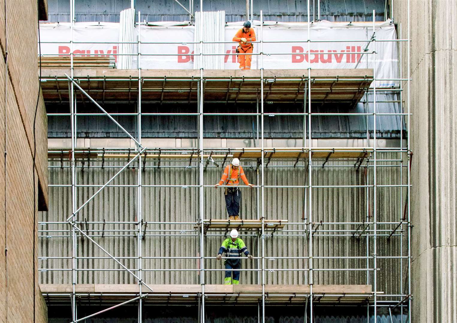 Bauvill's team on site