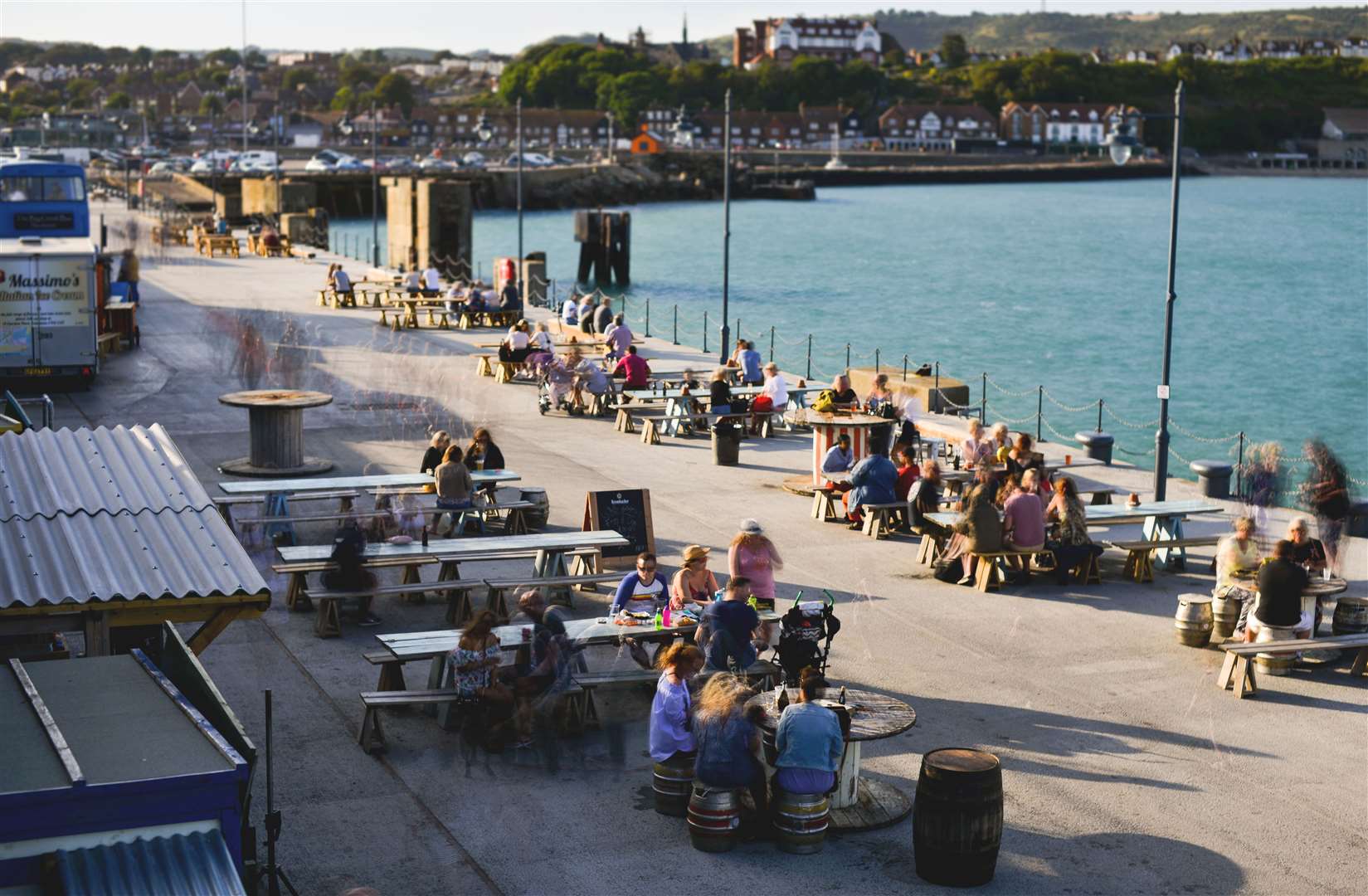 Folkestone came out top in a list of the best places to live in Kent. Picture: Folkestone Harbour Arm