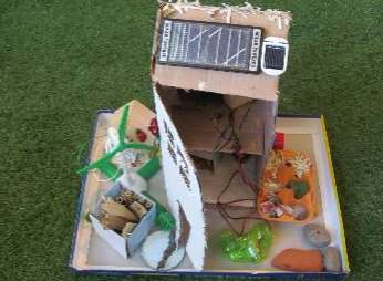Pupils were asked to design a home of the future