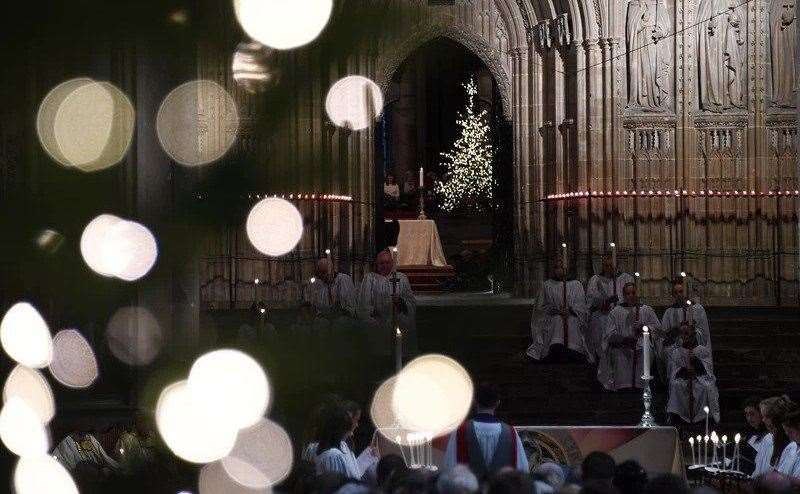 Kick off the Christmas season with the Advent Carol Service at Canterbury Cathedral. Picture: Canterbury Cathedral