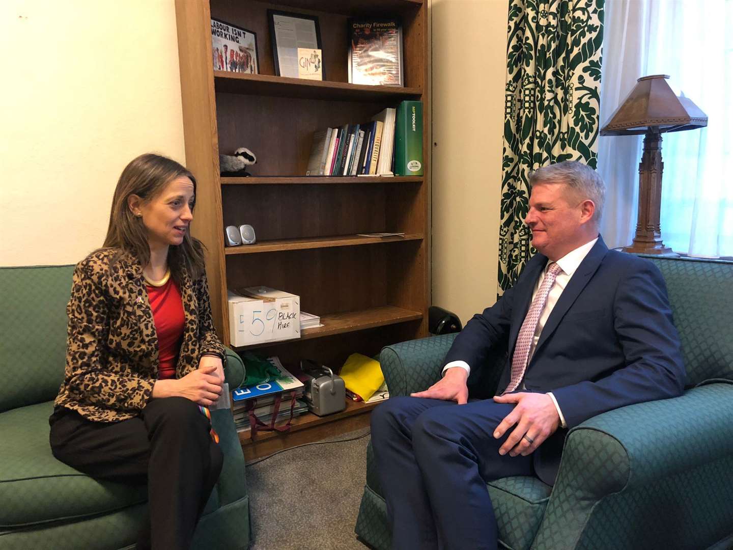 Helen Whately meeting the former Minister of State for Housing, Stewart Andrews