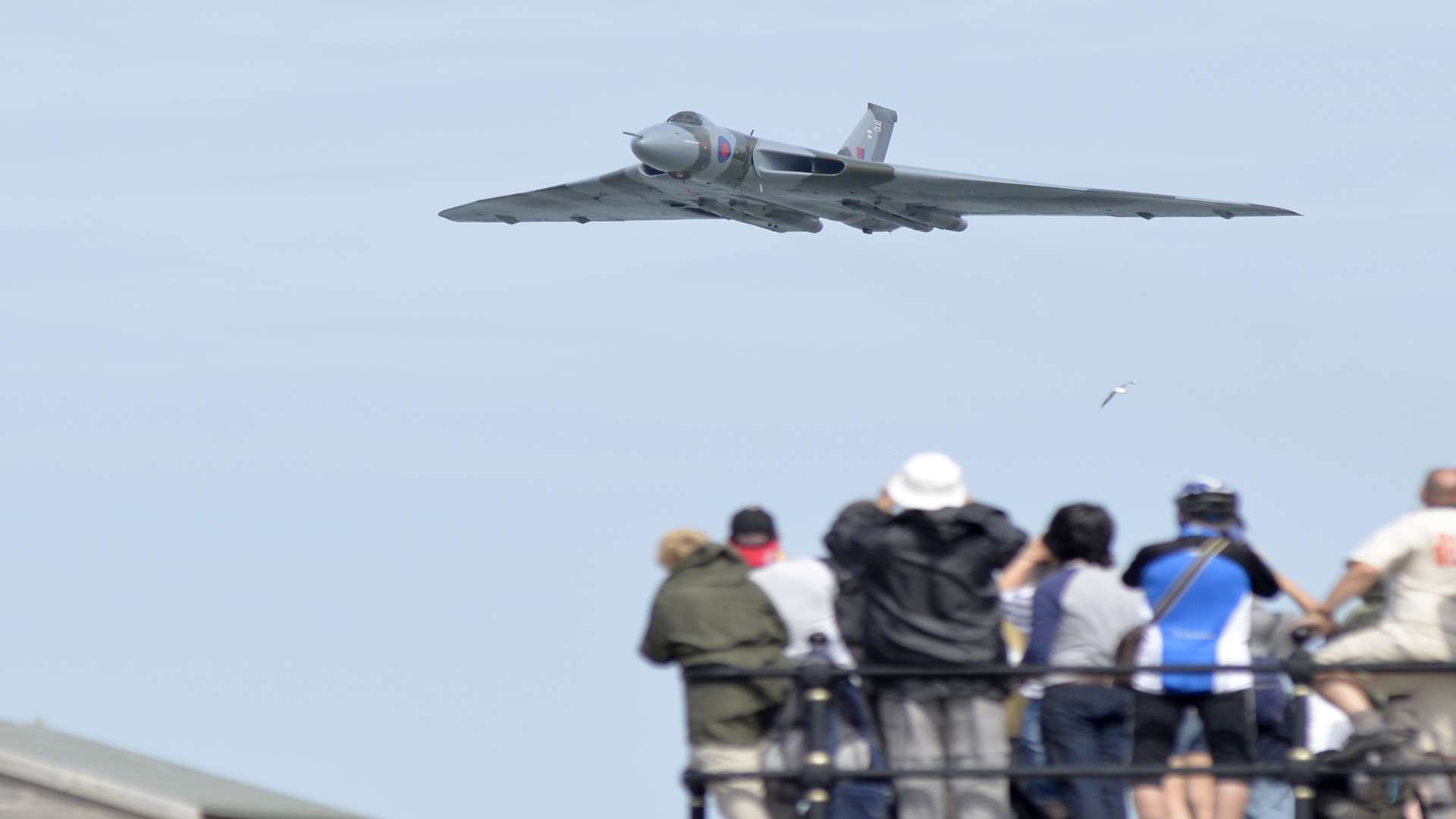 The Vulcan bomber at the recent Herne Bay airshow