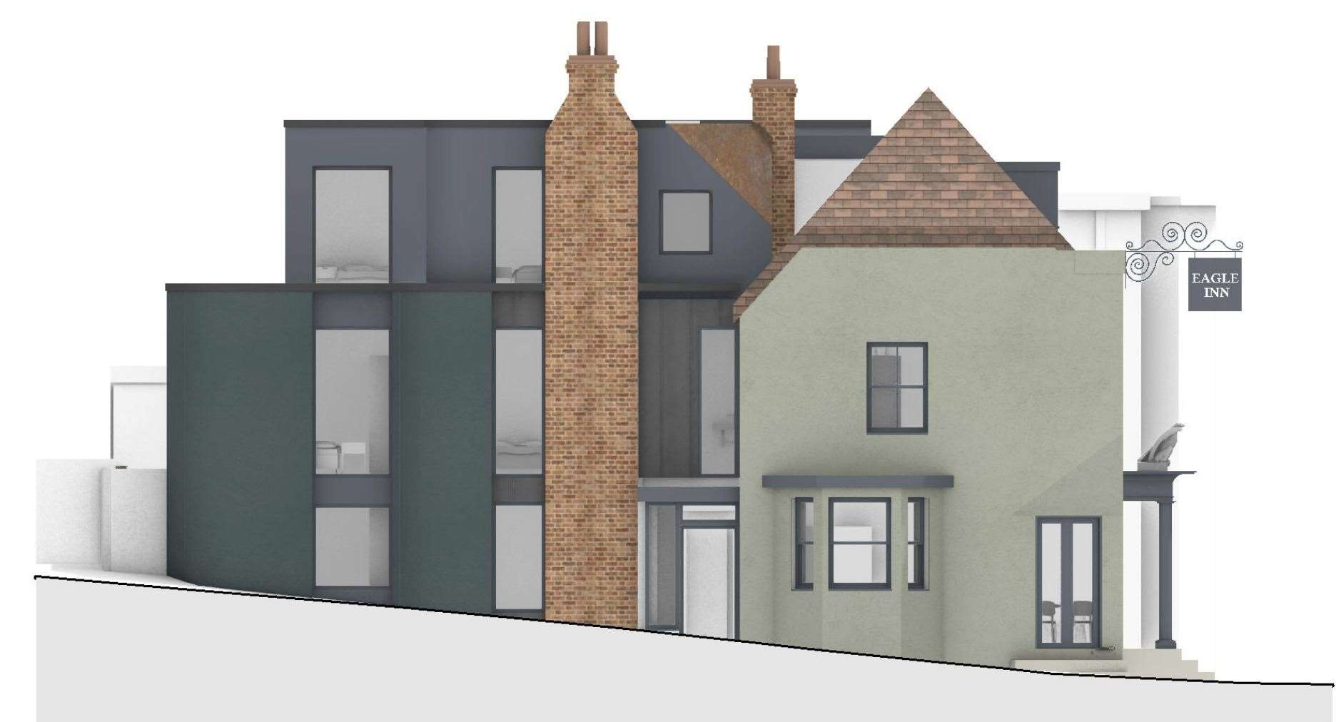 What the new hotel at the Eagle Inn, Ramsgate, could look like