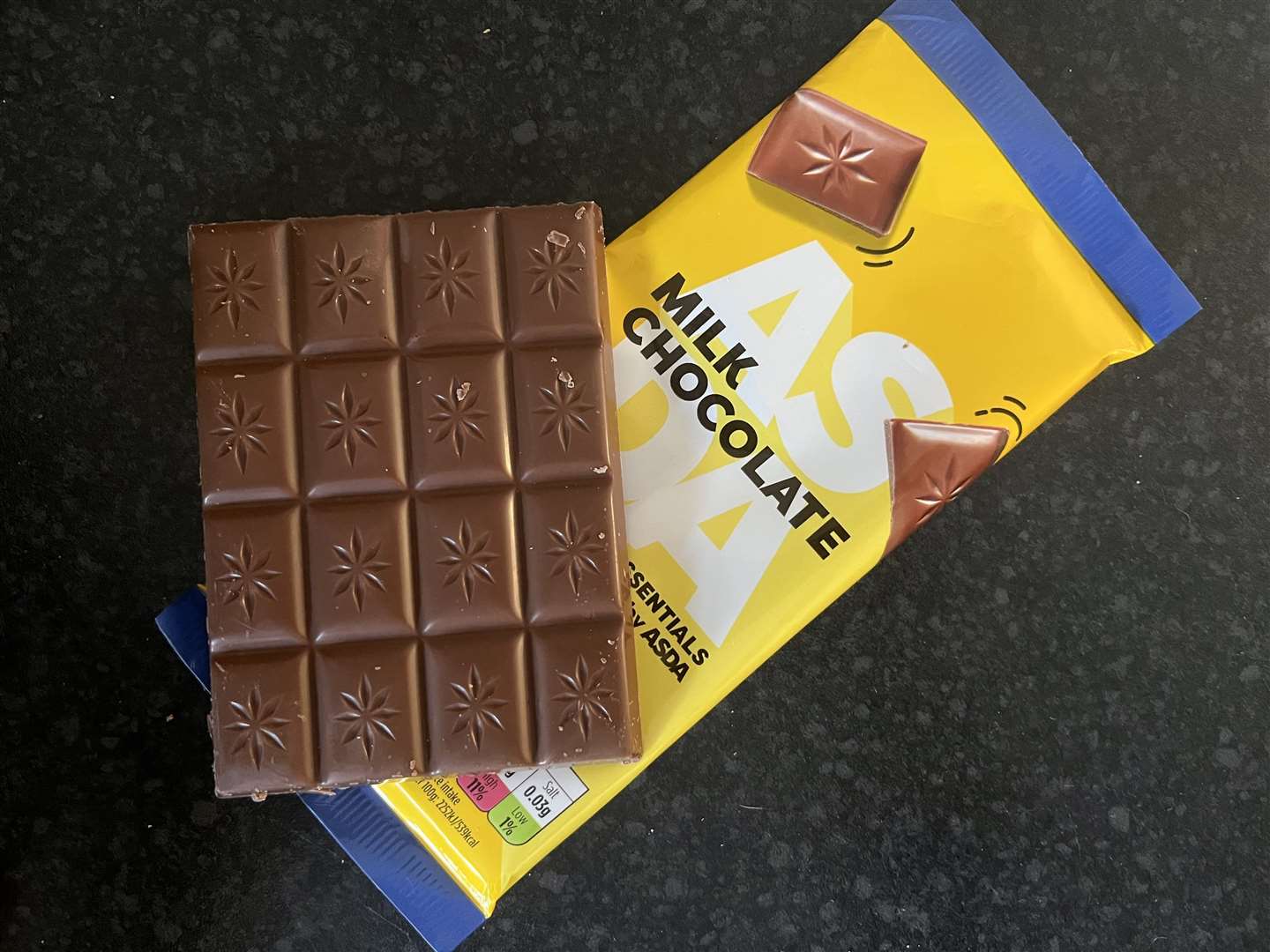 The milk chocolate is worth the swap for just 33p