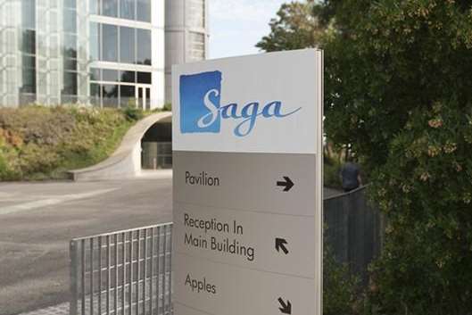 Saga's headquarters in Folkestone