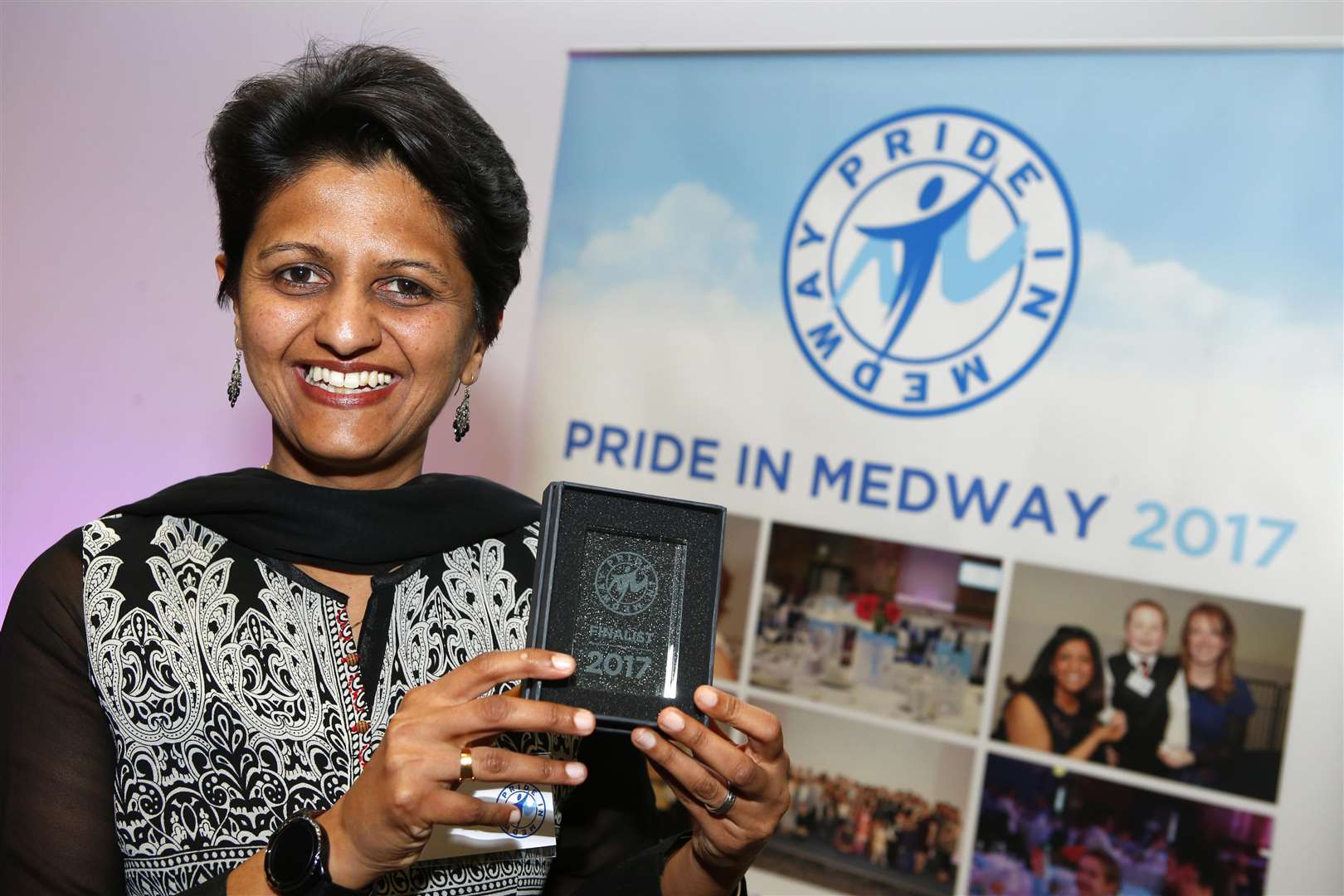 Dr Farnaaz Sharief at the Pride in Medway Awards 2017. Picture: Andy Jones