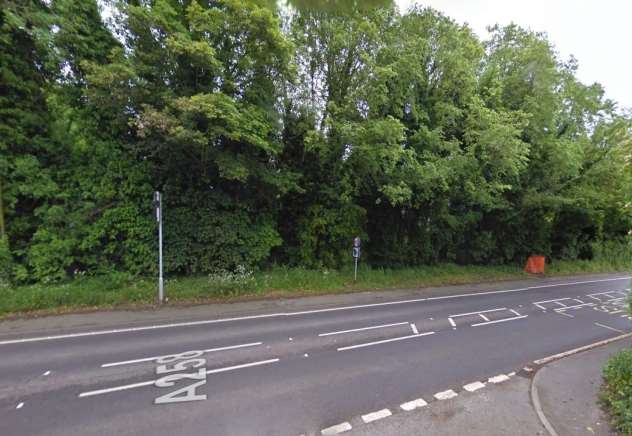 The A258 at Ringwould where the crash happened earlier this morning. Picture: Google