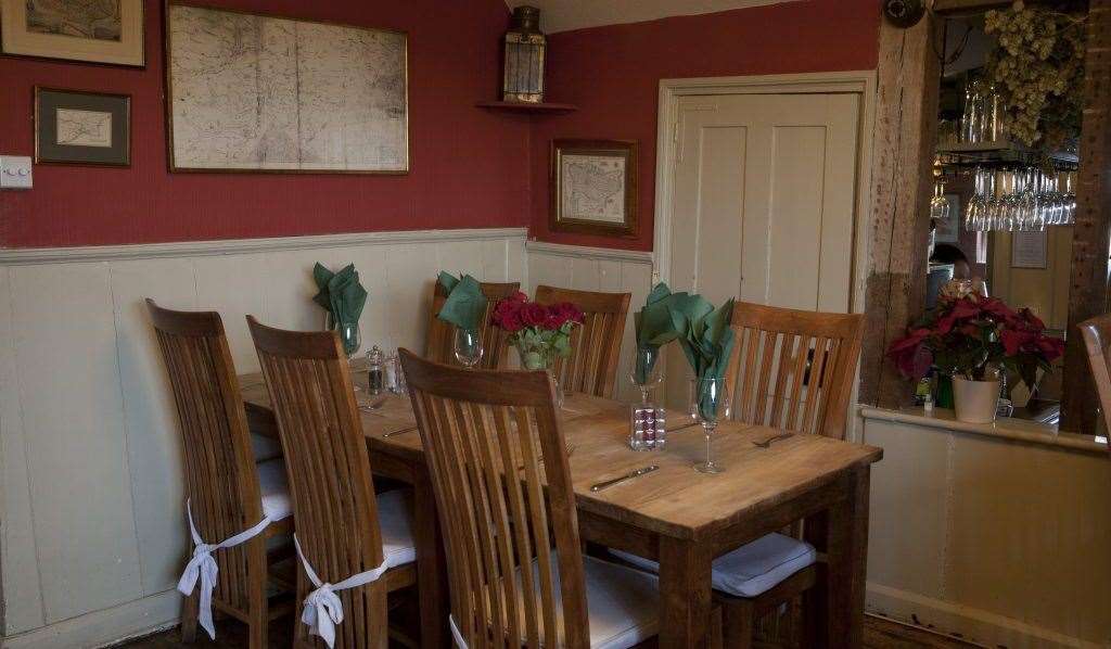 How part of the dining area currently looks. Picture: The Ferry Inn