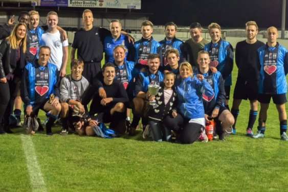 The reformed River Colts, Daniel Squire's boyhood team, played and won the memorial match