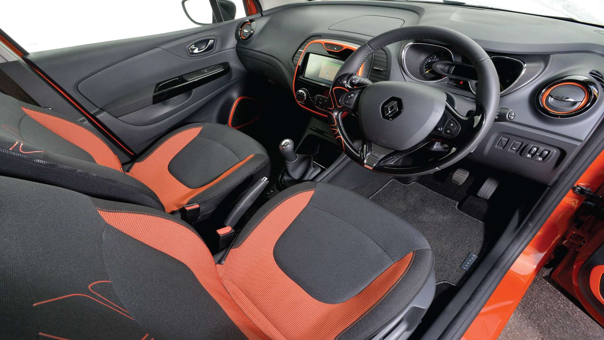 The interior is as bold as the exterior