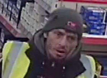 Police want to speak to this man in connection with the incident. Picture: Kent Police