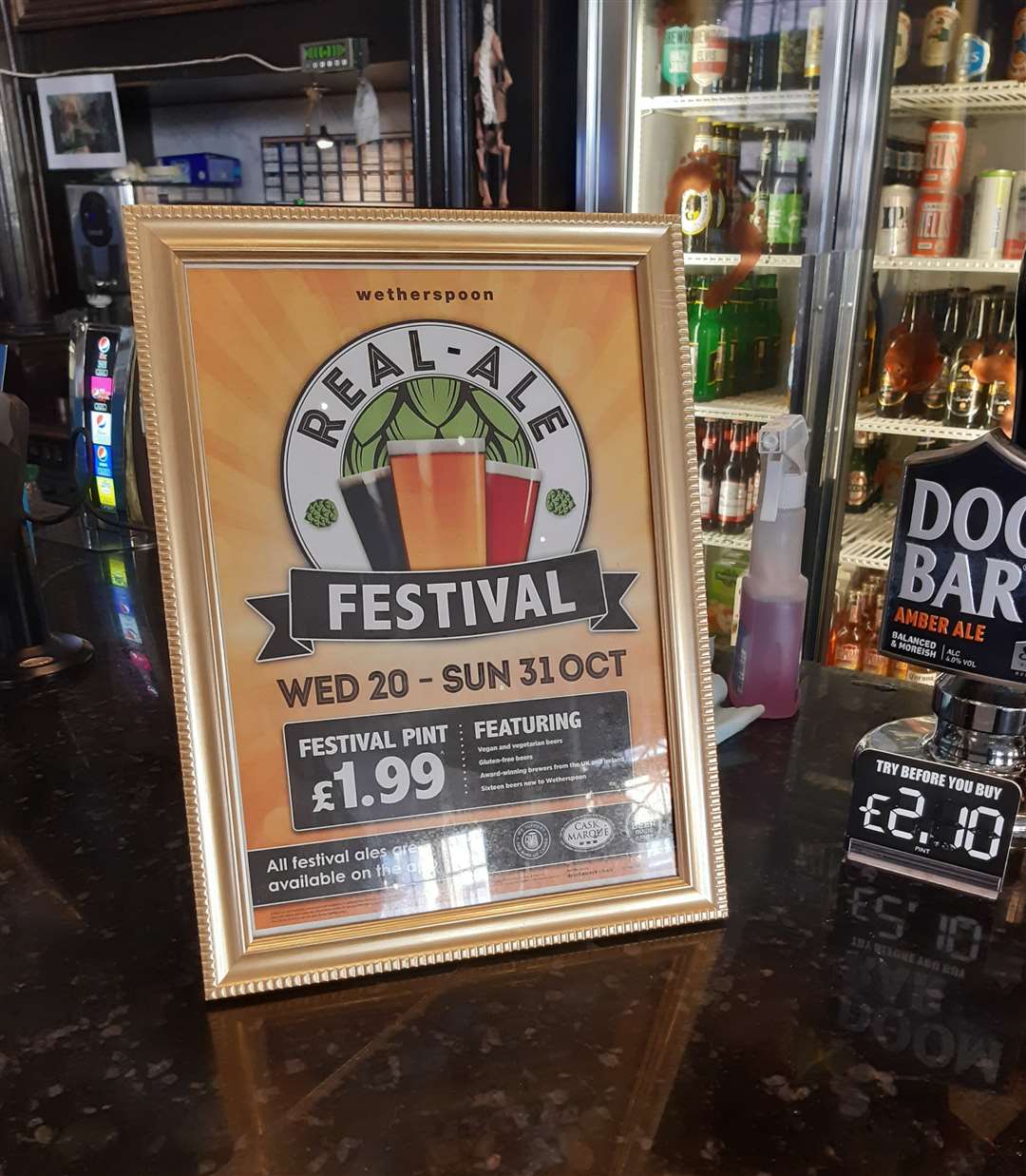 The real ale festival is taking place in Wetherspoons across Kent. Photo: Sean Delaney