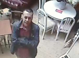 CCTV Image of shoplifter Alexander Steine