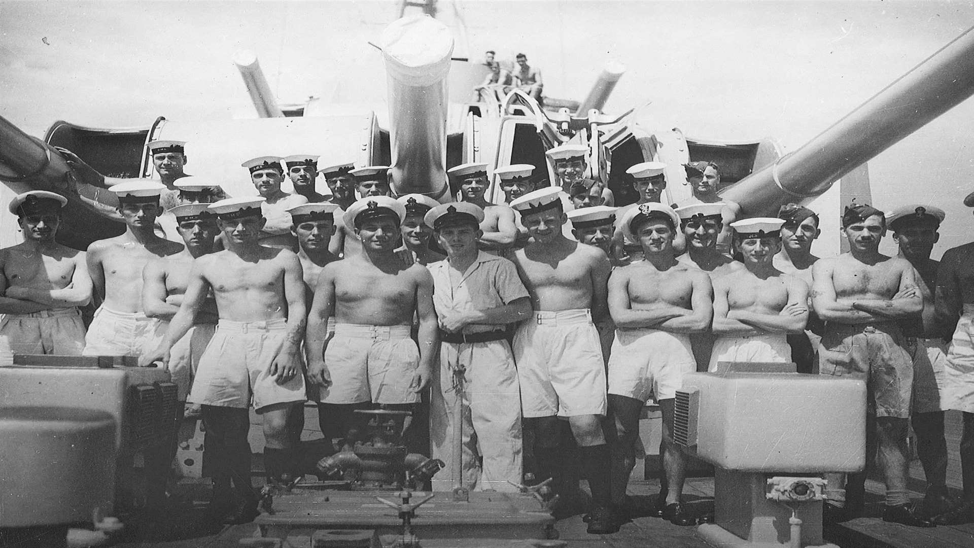 The crew of HMS Newcastle
