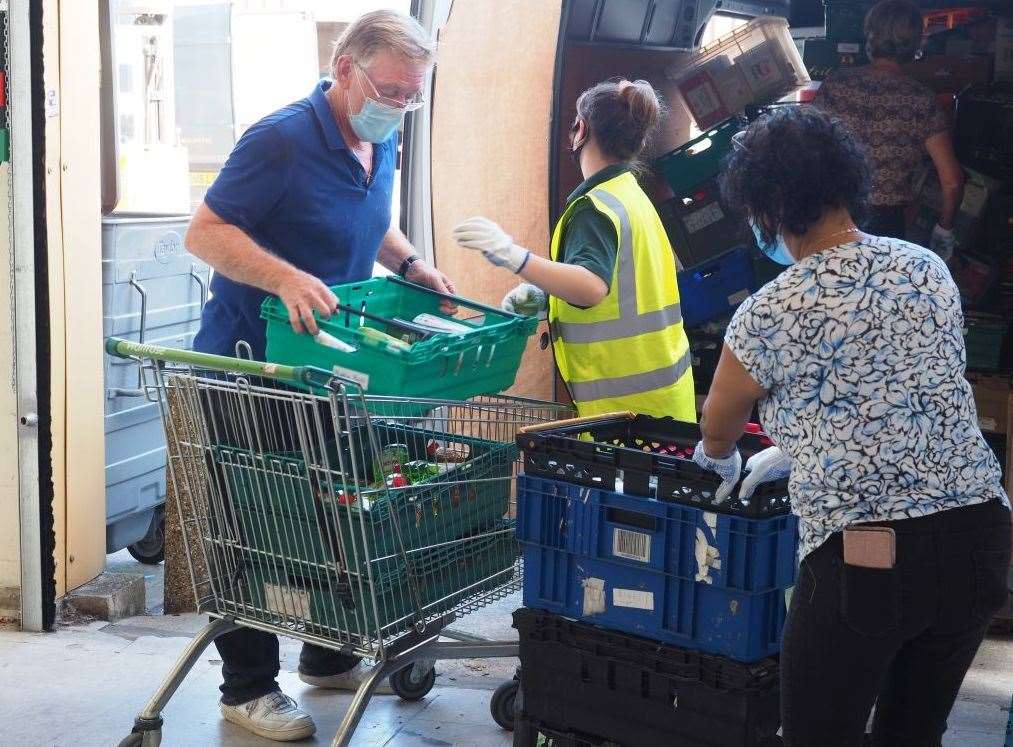 Canterbury Food Bank has reported an alarming spike in demand. Picture: Peter Taylor-Gooby