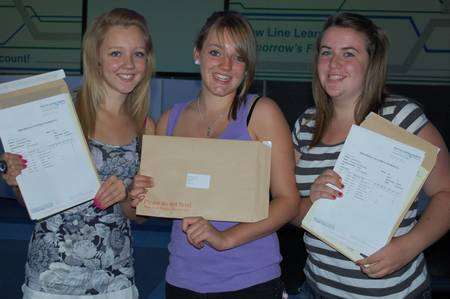 Students at New Line Learning Academy celebrate their GCSE results