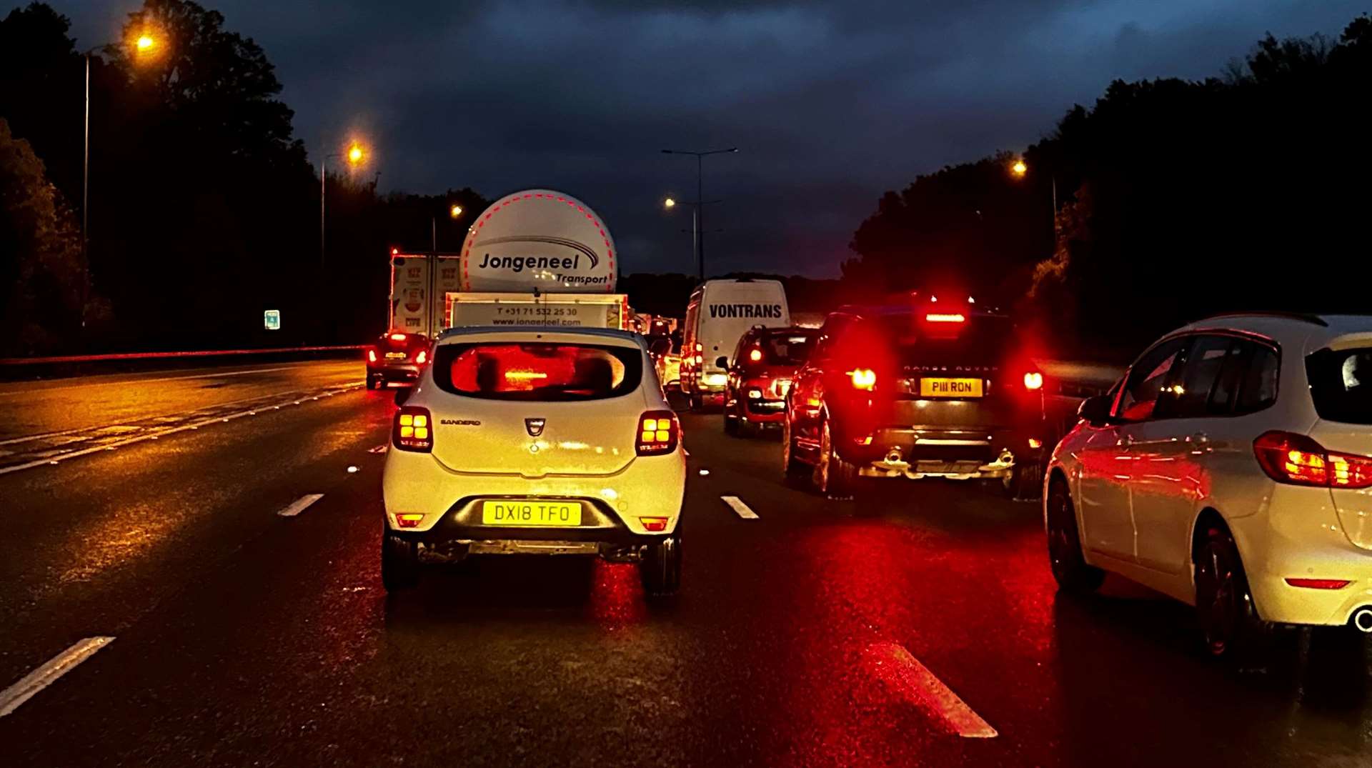 There is heavy traffic on the M20 coastbound between Junction 7 and 8 as a result of Brock Zero
