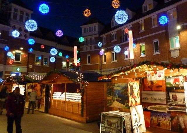 Last year's Christmas market in Canterbury