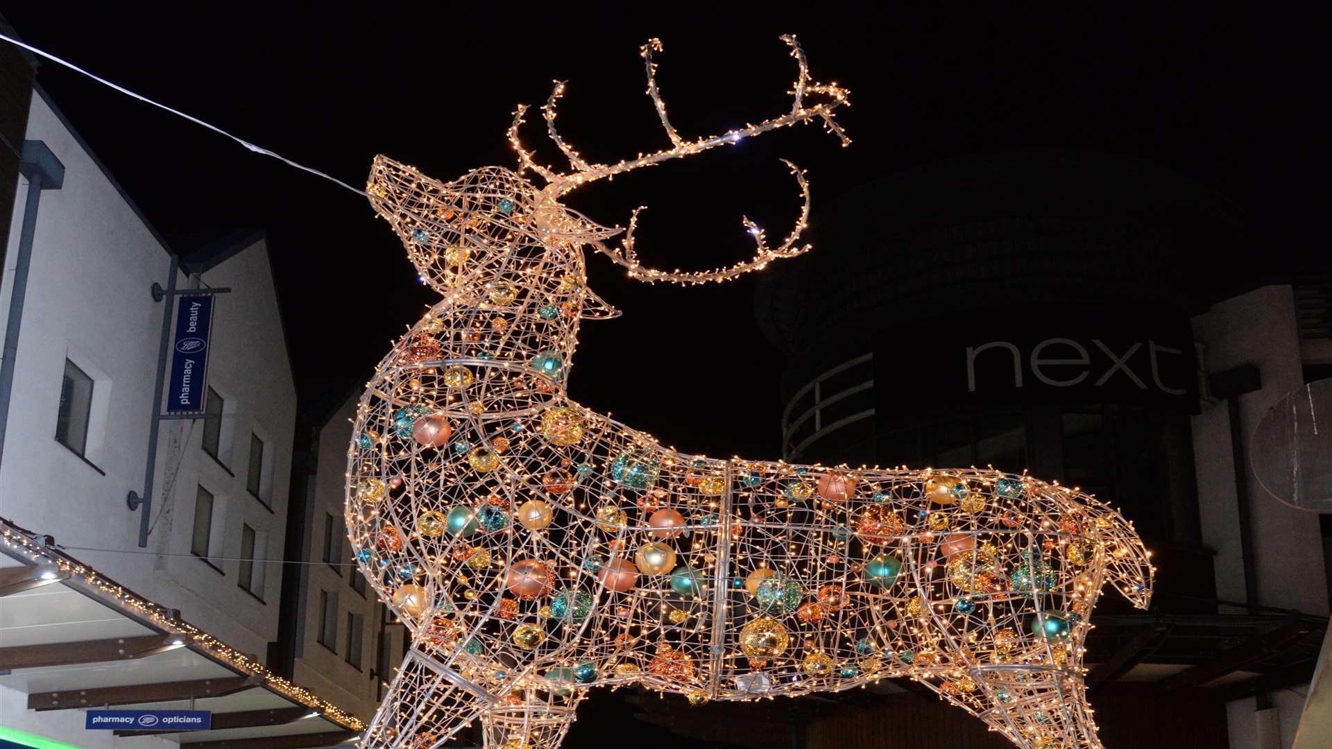 Westwood Cross Christmas lights
