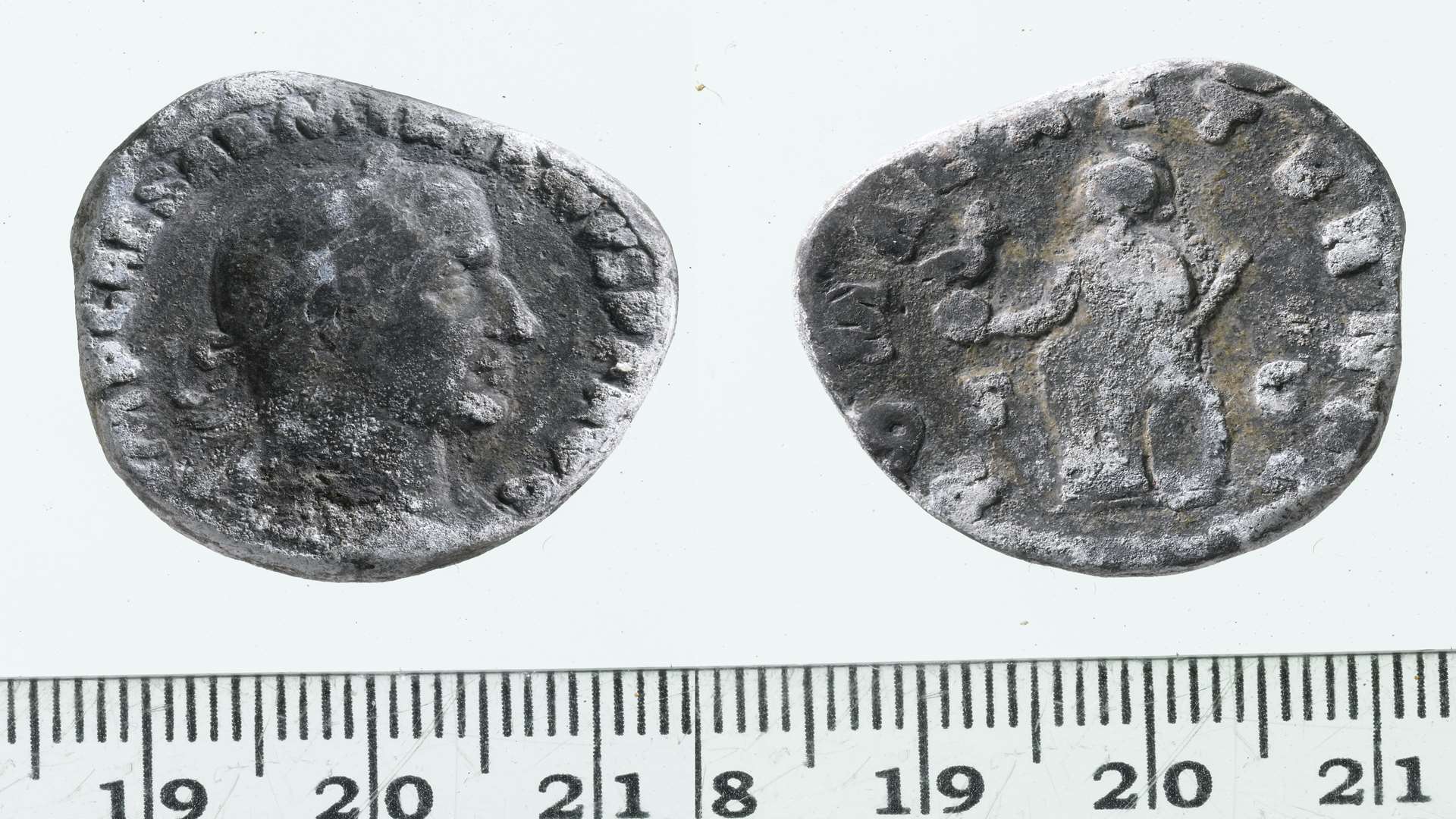 A coin from the era of Roman emperor Aemilian, who ruled for only three months in 253 AD. Picture: MOLA