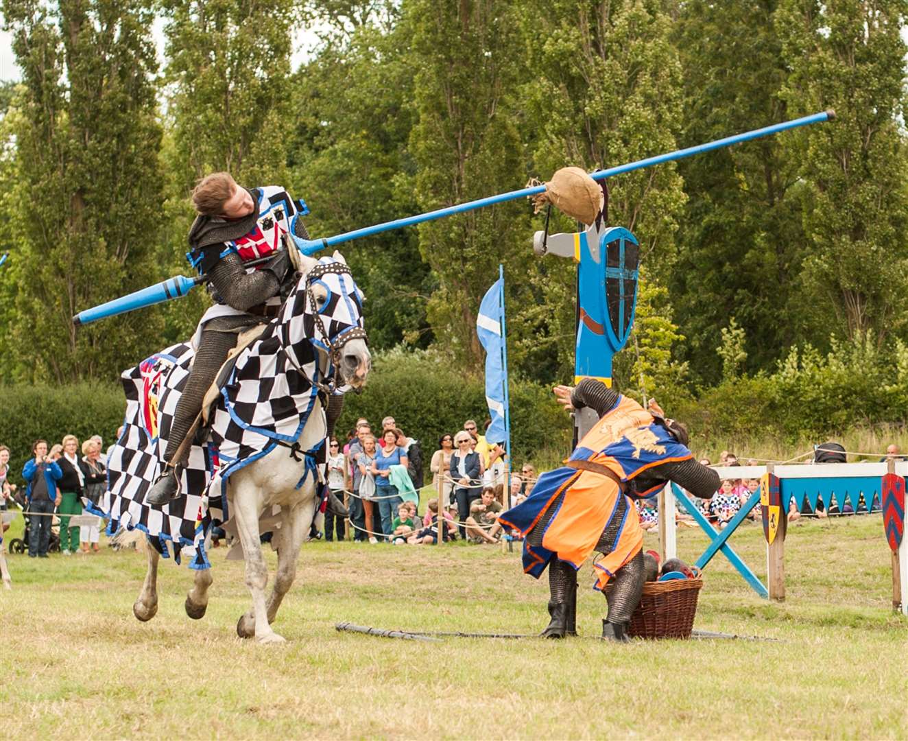 Jousting at Hever Castle is back at weekends his summer