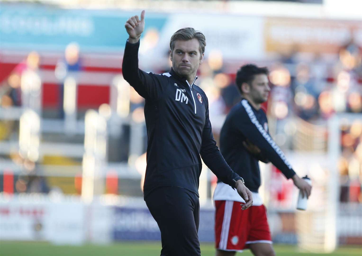 Ebbsfleet United manager Daryl McMahon Picture: Andy Jones