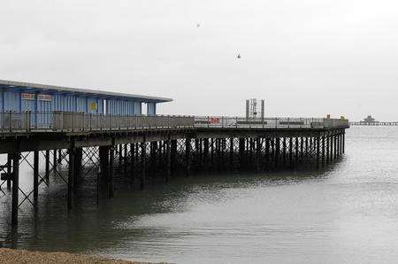 Demolition has been completed of the Herne Bay Pier Pavilion